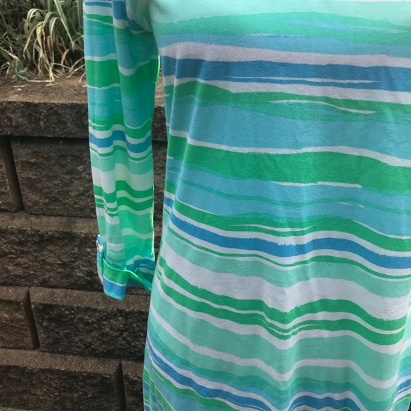 LILLY PULITZER Linden stripe Cotton Shift Dress M - Picture 4 of 14